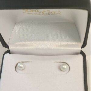 Delicate Pearl Stud Earrings By Belk & Co